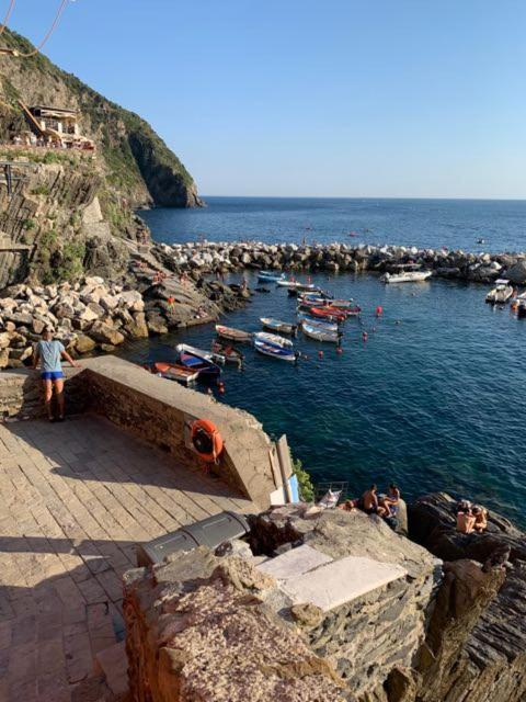 Alloggio vista mare Macrescia Riomaggiore Esterno foto